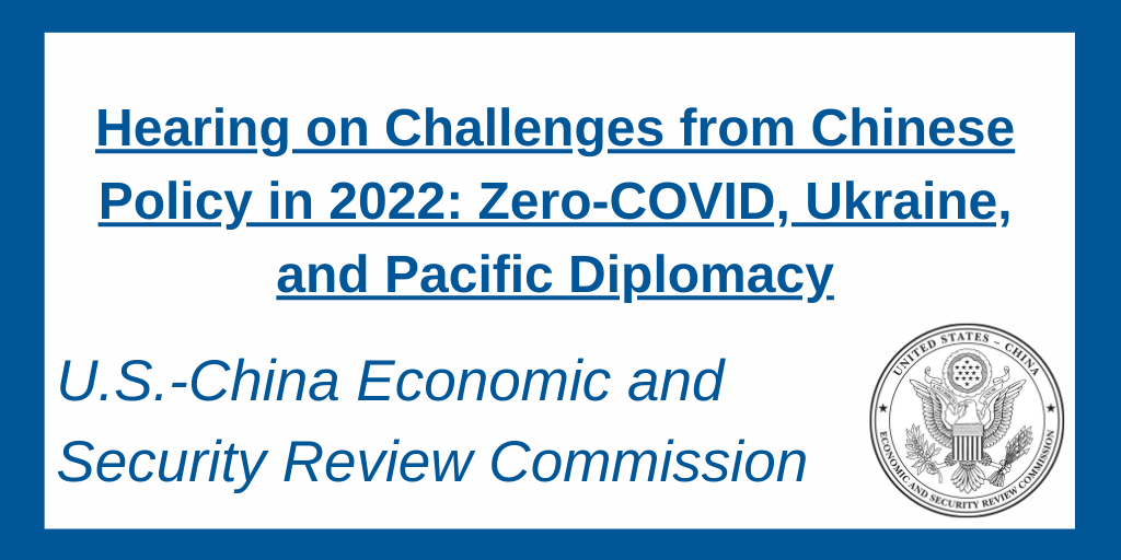 Challenges From Chinese Policy In 2022: Zero-COVID, Ukraine, And ...